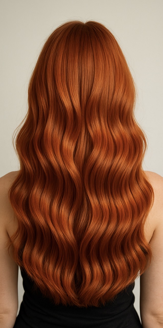 Balayage caramel lumineux - Après